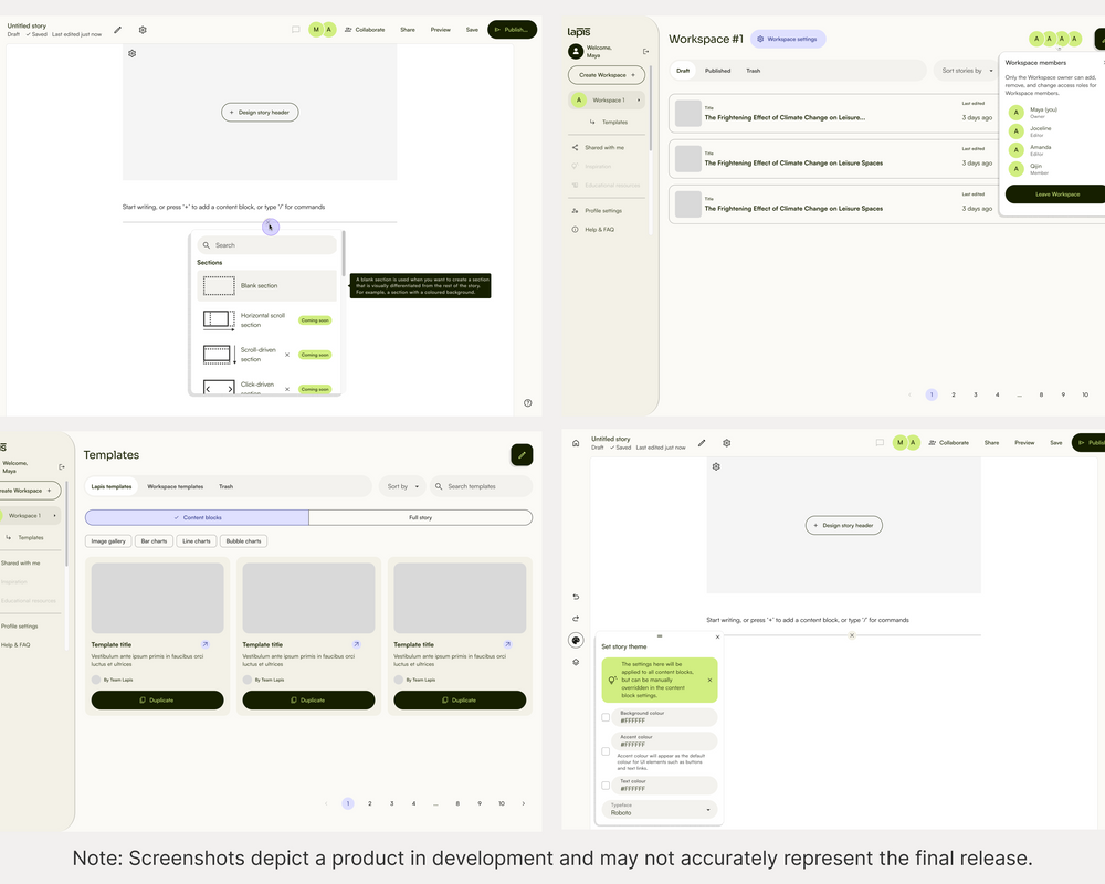 A sneak-peek on Lapis – a product prepared by the Kontinentalist team.
